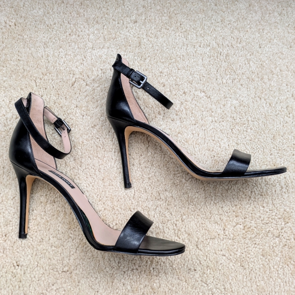Nine West Mana Leather Heeled Sandal